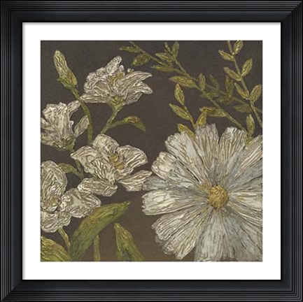 Framed Earth and Floral II Print
