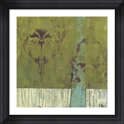 Framed Distressed Abstraction I Print