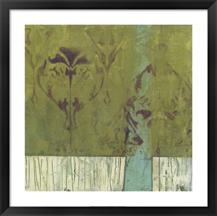 Framed Distressed Abstraction I Print