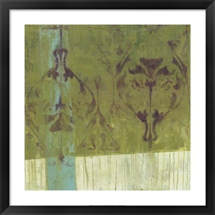 Framed Distressed Abstraction II Print