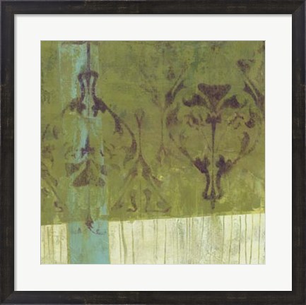 Framed Distressed Abstraction II Print