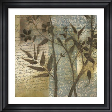 Framed Wildflower Tapestry I Print