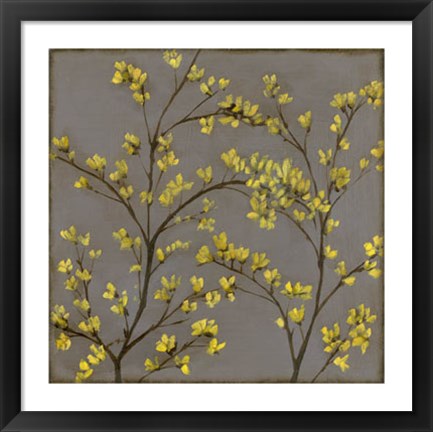 Framed Forsythia II Print