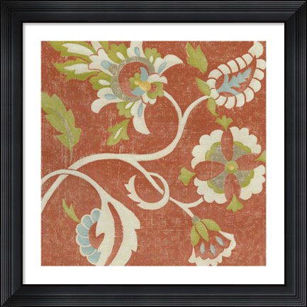 Framed Provincial Chintz III Print