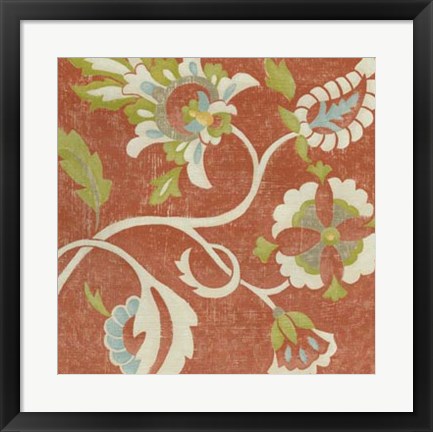 Framed Provincial Chintz III Print