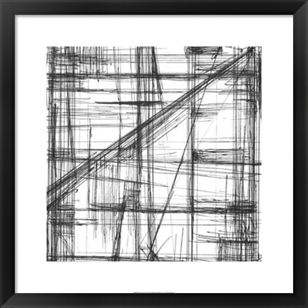 Framed Intersect I Print