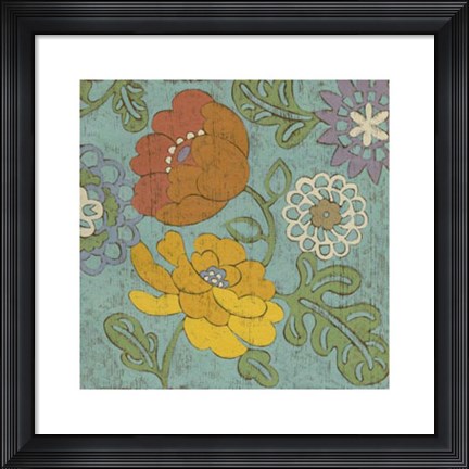 Framed Cottage Chintz II Print