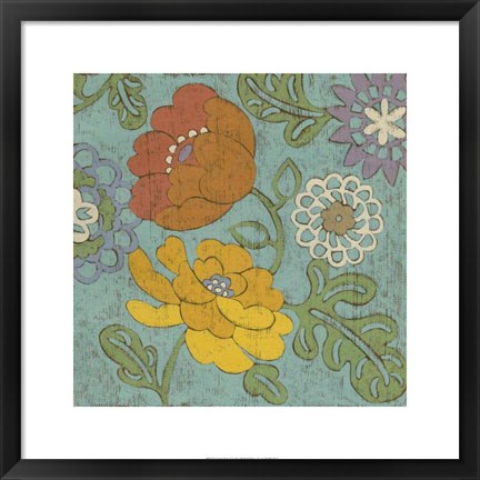 Framed Cottage Chintz II Print