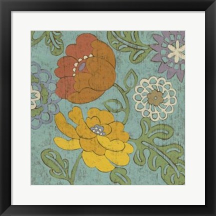 Framed Cottage Chintz II Print