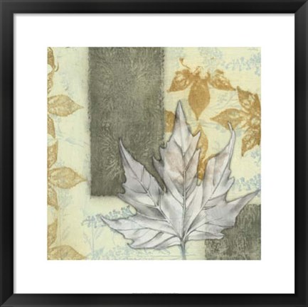 Framed Leaf Repeat I Print