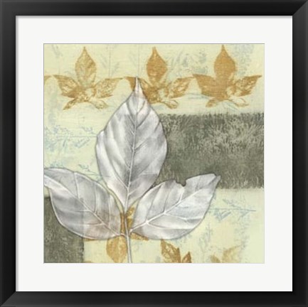 Framed Leaf Repeat II Print