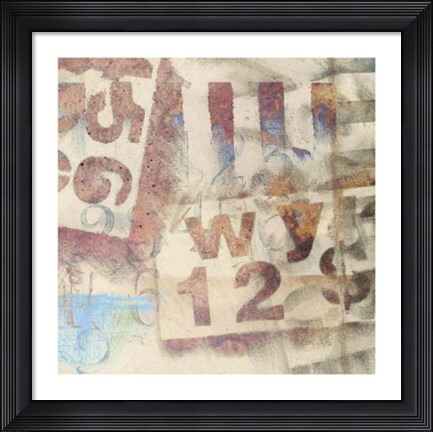 Framed Numbered II Print