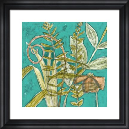 Framed Tropical Melange I Print