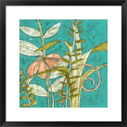 Framed Tropical Melange II Print