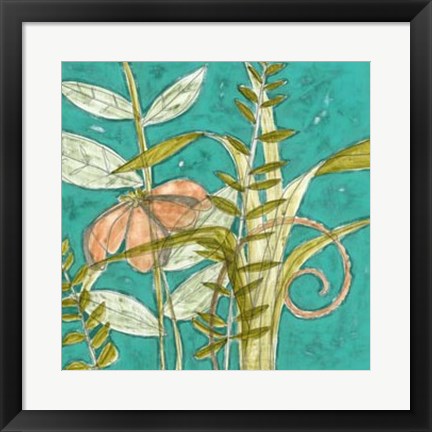 Framed Tropical Melange II Print