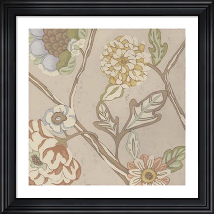 Framed Organza Chintz IV Print