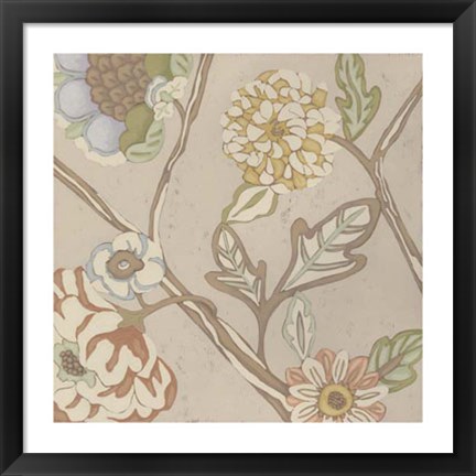 Framed Organza Chintz IV Print