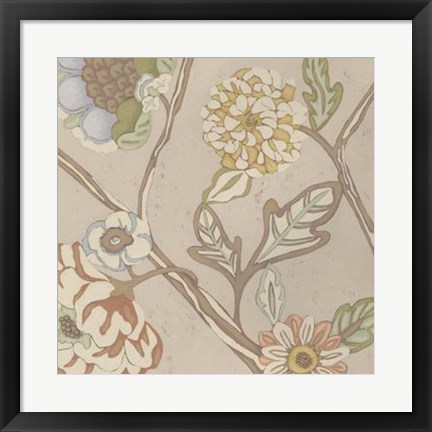 Framed Organza Chintz IV Print