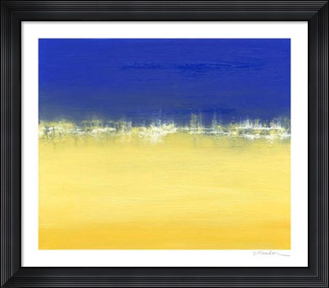 Framed Harbor Light I Print