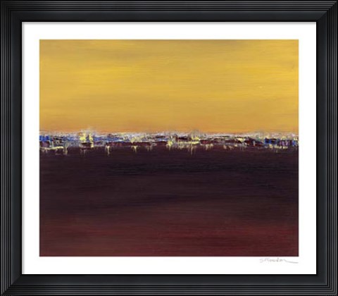 Framed Harbor Light II Print