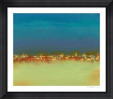 Framed Harbor Light III Print