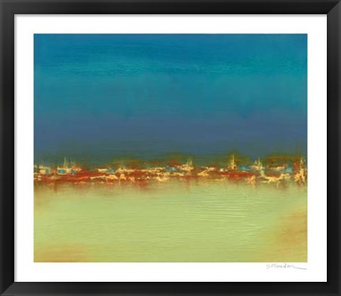 Framed Harbor Light III Print