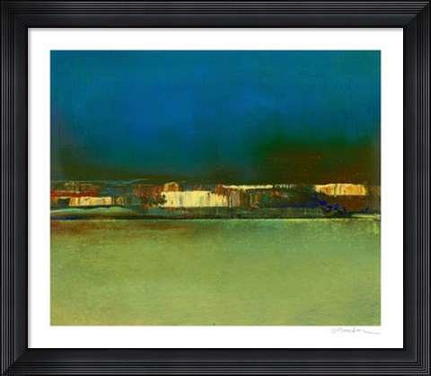 Framed City Afar I Print