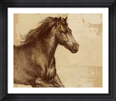 Framed Majestic Horse I Print