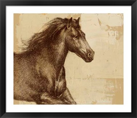 Framed Majestic Horse I Print