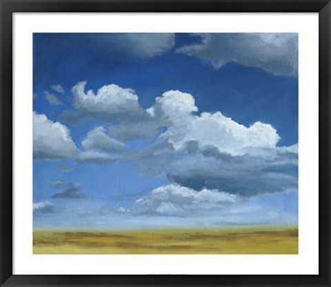 Framed Big Sky I Print