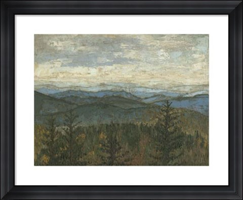 Framed Blue Ridge View II Print