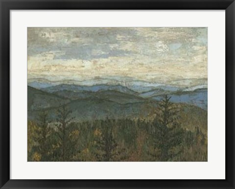 Framed Blue Ridge View II Print