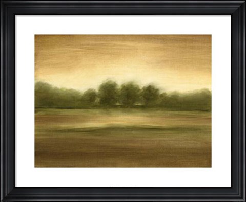 Framed Golden Mist I Print