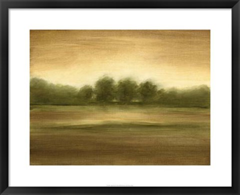 Framed Golden Mist I Print