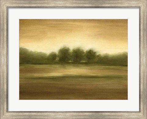 Framed Golden Mist I Print