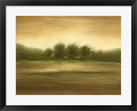 Framed Golden Mist I Print