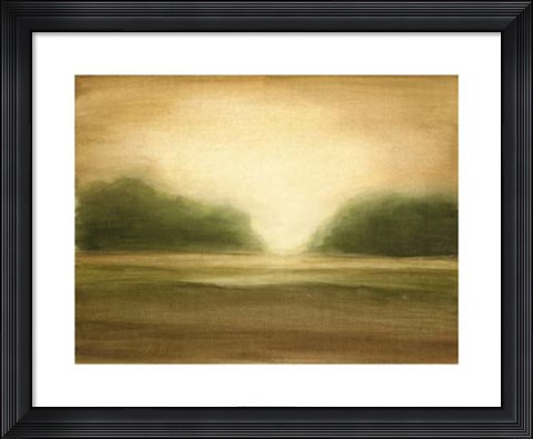 Framed Golden Mist II Print