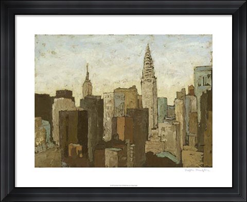 Framed City &amp; Sky II Print