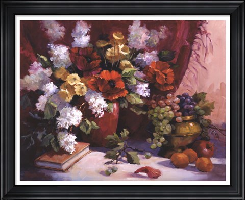 Framed Red Poppies Print