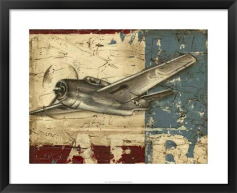 Framed Vintage Aircraft II Print