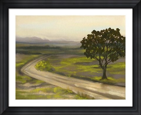 Framed Road in the Valley II Print