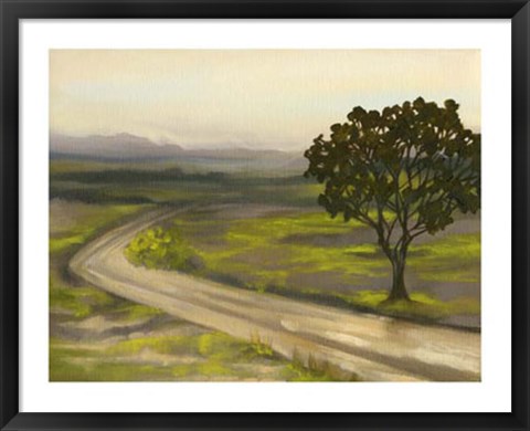 Framed Road in the Valley II Print