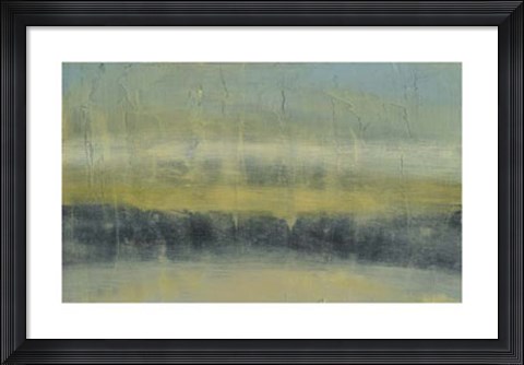 Framed Abstracted Skyline I Print