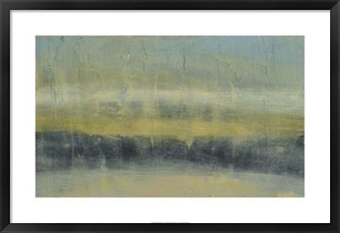 Framed Abstracted Skyline I Print