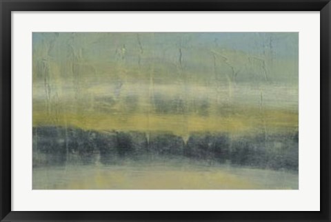 Framed Abstracted Skyline I Print