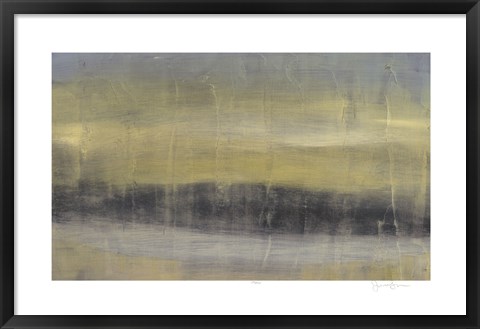 Framed Abstracted Skyline II Print