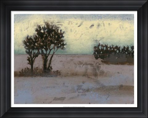Framed Rustic Meadow I Print