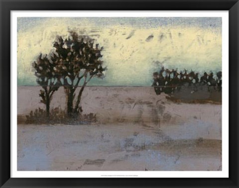 Framed Rustic Meadow I Print