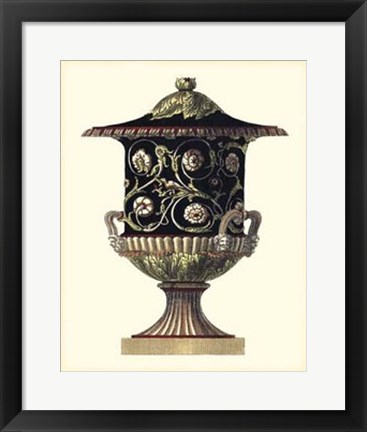 Framed Clementino Urn III Print