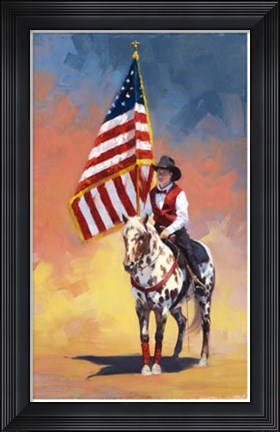 Framed All American Print